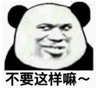 暴漫 熊猫头 不要这样嘛 搞笑 逗 沙雕
