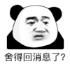 暴漫 熊猫头 舍得回消息了 搞怪 逗