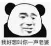 暴漫 熊猫头 我好想叫你一声老婆 搞笑 逗 沙雕