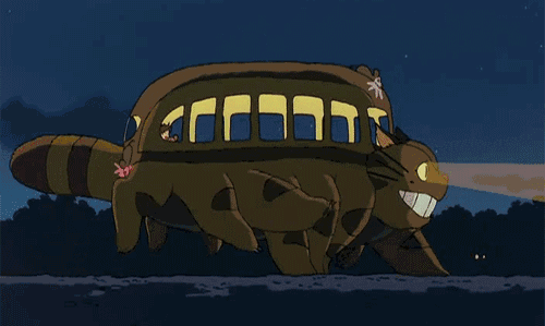 龙猫巴士动图图片