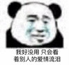 暴漫 熊猫头 我好没用 只会看着别人的爱情流泪 难受 搞怪 逗