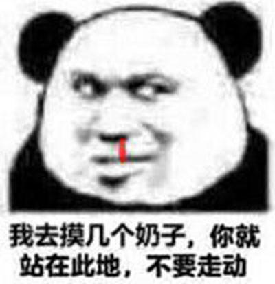 流鼻血熊猫头图片