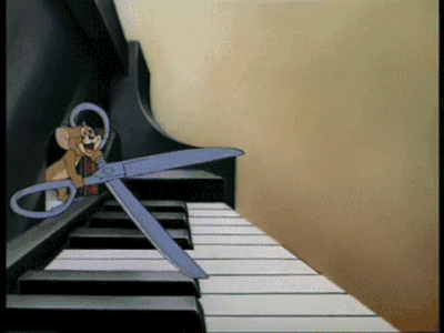 弹钢琴的搞笑表情包图片