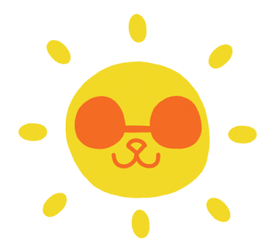 图标 太阳 温暖 墨镜