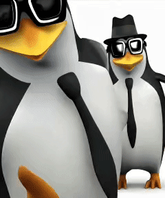企鹅 沙雕 搞怪 抽象