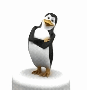 恶俗企鹅 戴墨镜的企鹅 沙雕 抽象