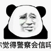 暴漫 熊猫头 你觉得警察会信吗 搞怪 逗